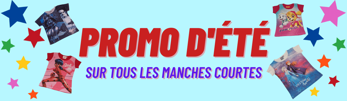 Promo d'été - t-shirt manches courtes